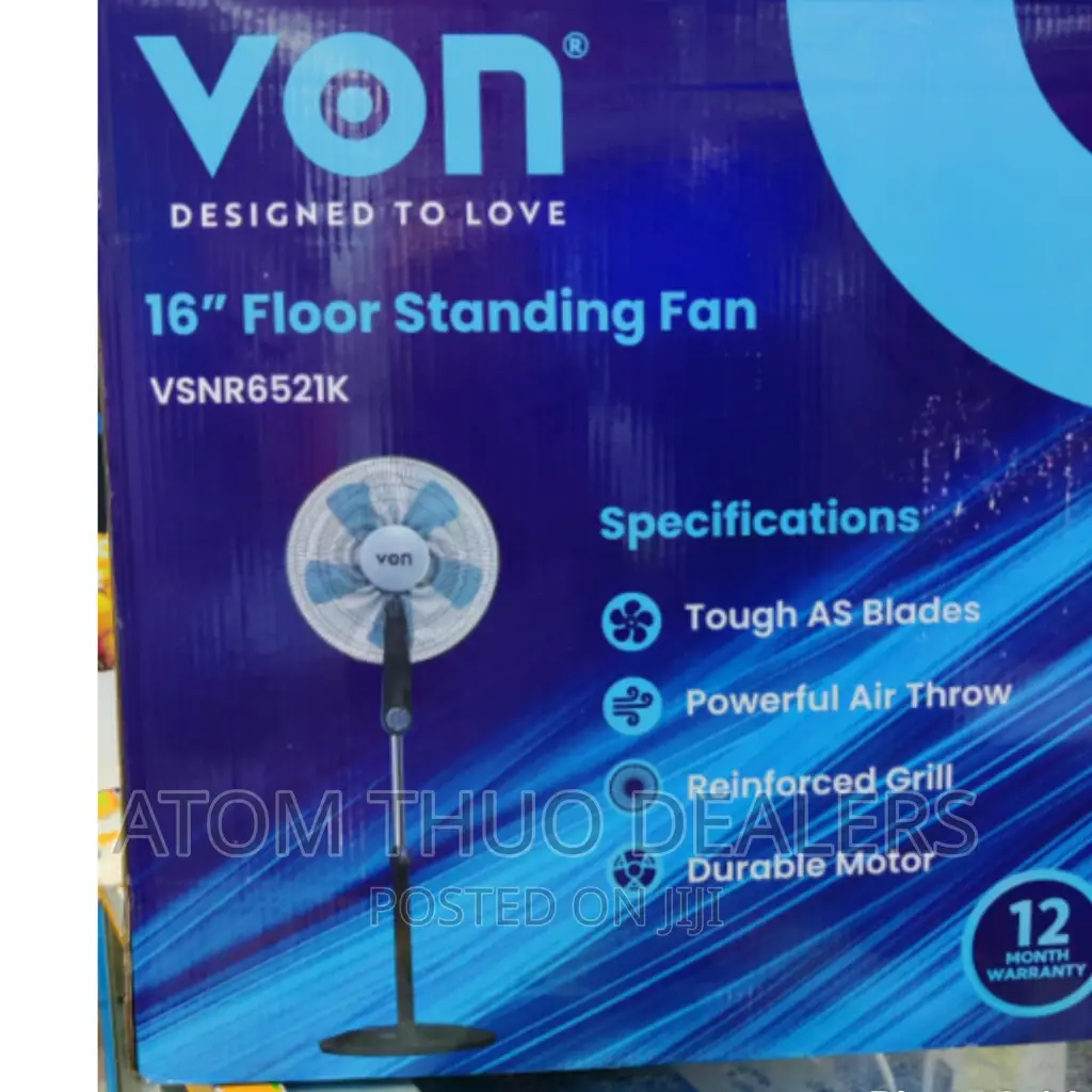 Von Standing Fan 16 Inches