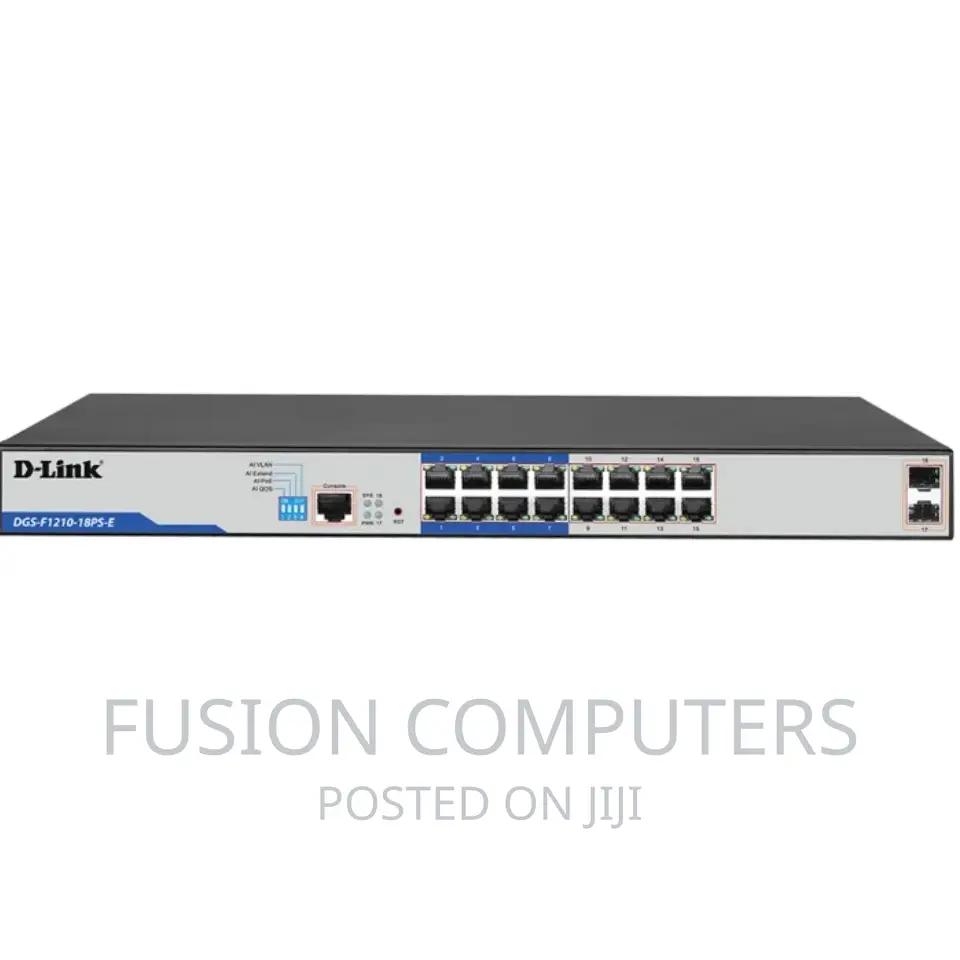 D-Linkdgs-F1210-18ps-E16-Portgigabit Managed Long Range Poe