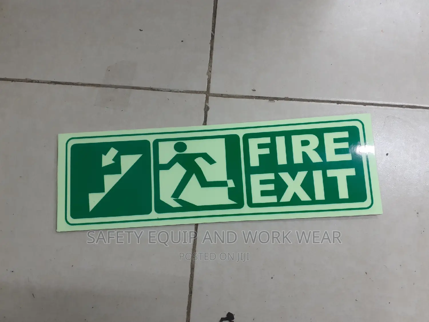 Rescue Fire Exit Sigh