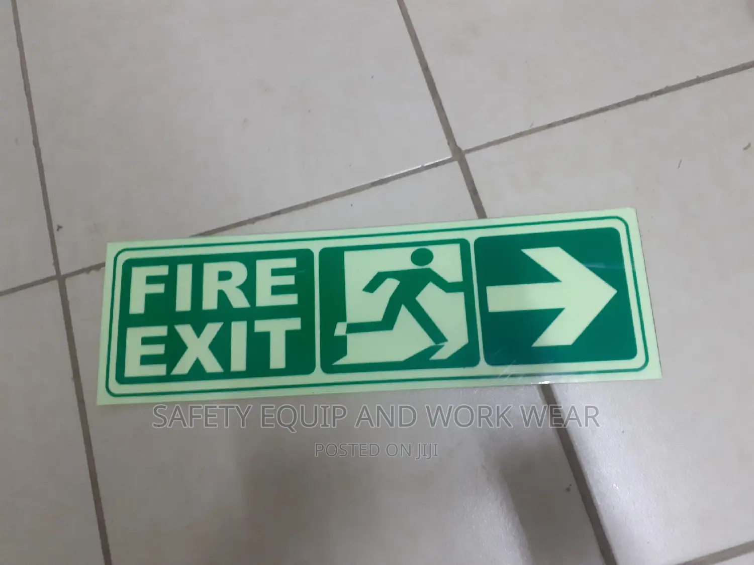Life Safety Fire Exit Sign