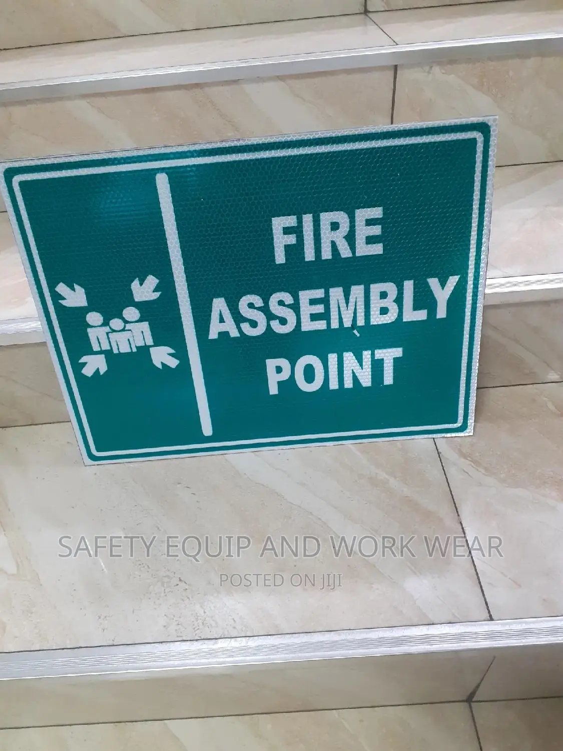 Evacuation Meeting Point Sign A3