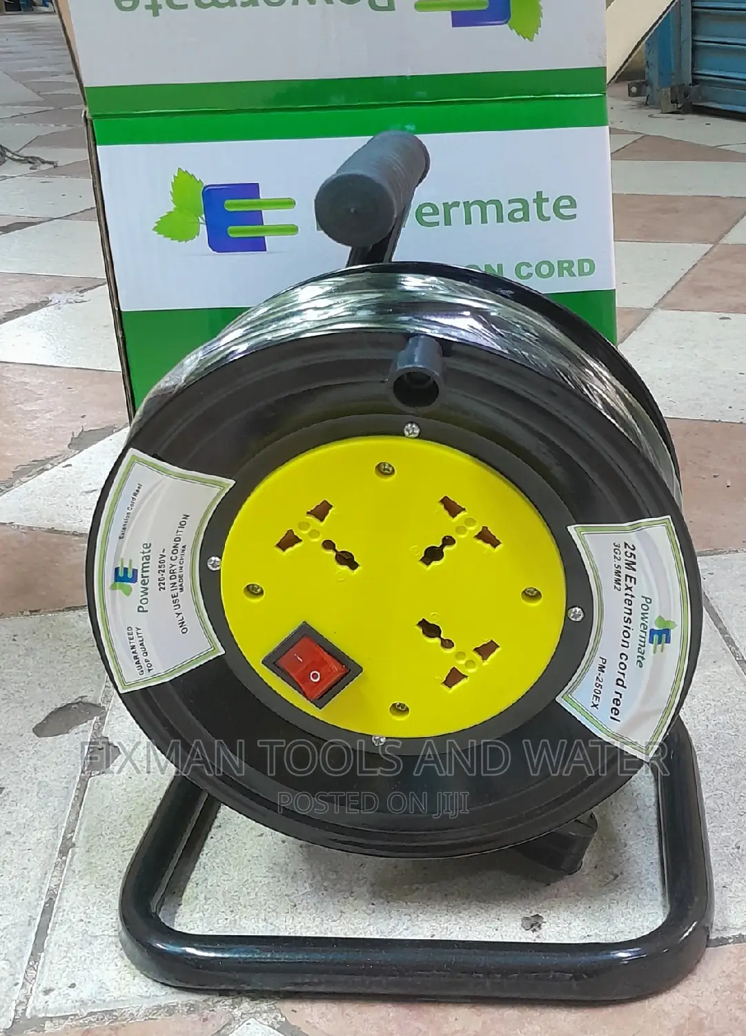 Powermate Extension Cable Reel, 2.5mm 25M