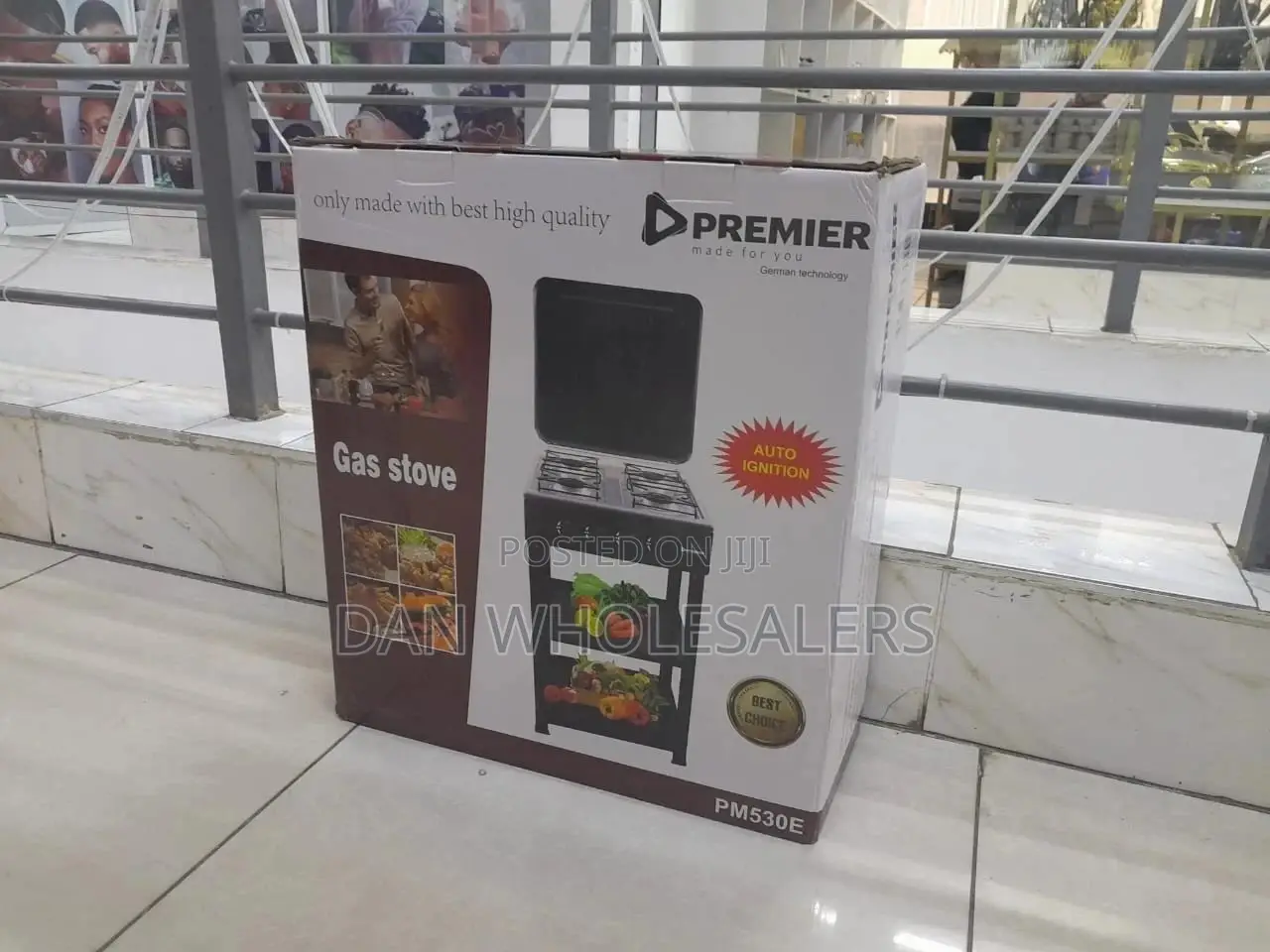 Premier Stove 4-Gas Burners With Storage