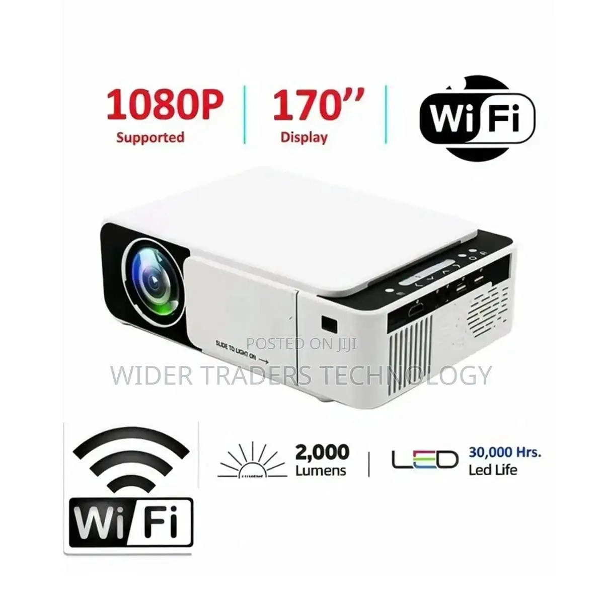 T5 HD LED Smart Projector 
T5 Wifi Projector