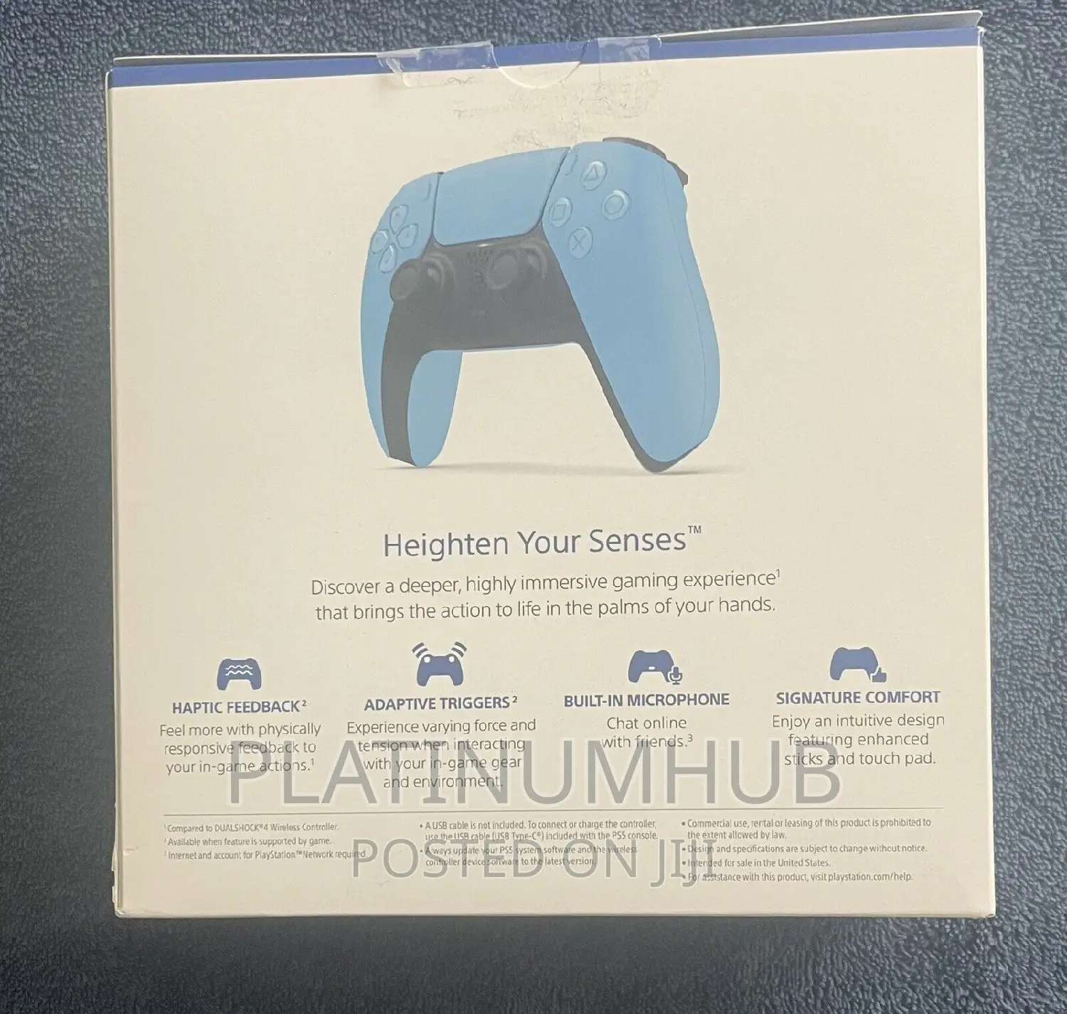 Blue Dual Sense Wireless Controller F4s