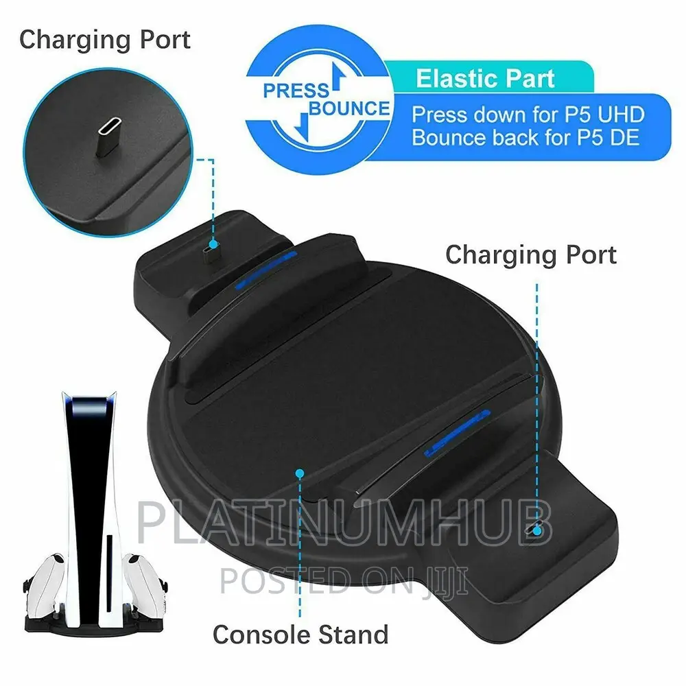 Mind Charging Dock and Console Stand for Ps5 H3w