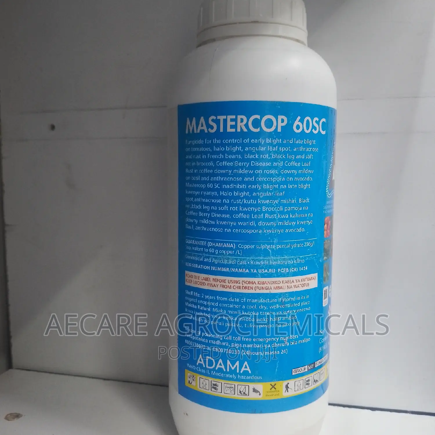 Master Cop 60sc Fungicide 1litre (Liquid Copper and Sulphur)