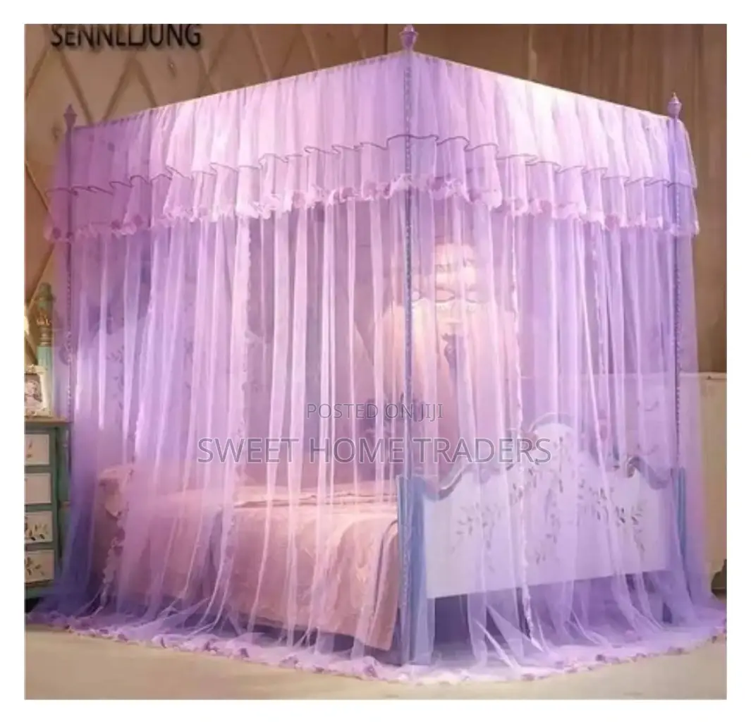 4 Stand Mosquito Net With Metallic Stand Mosquito Net