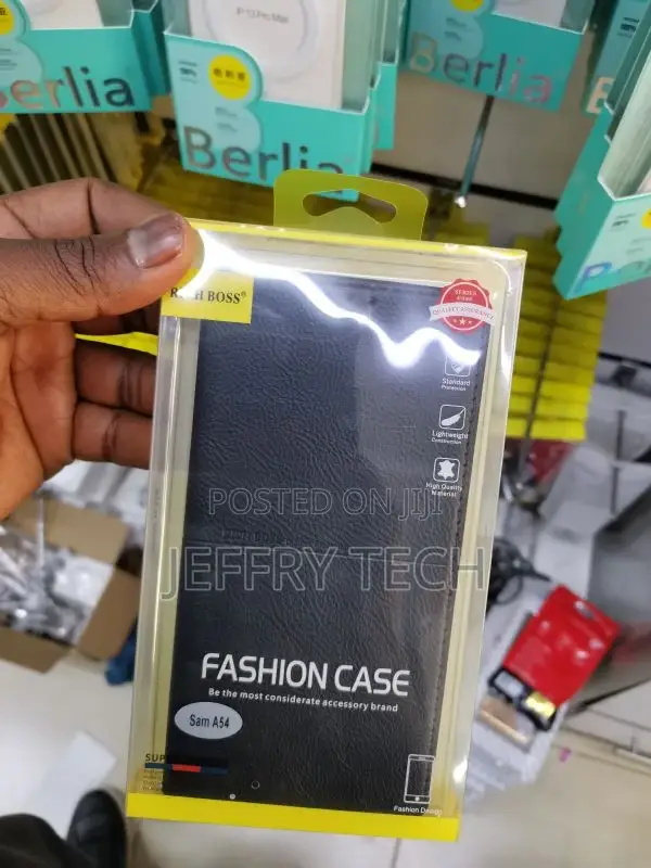 Samsung Galaxy A54 5G Flip Phone Case, Anti-Fall PU Leather