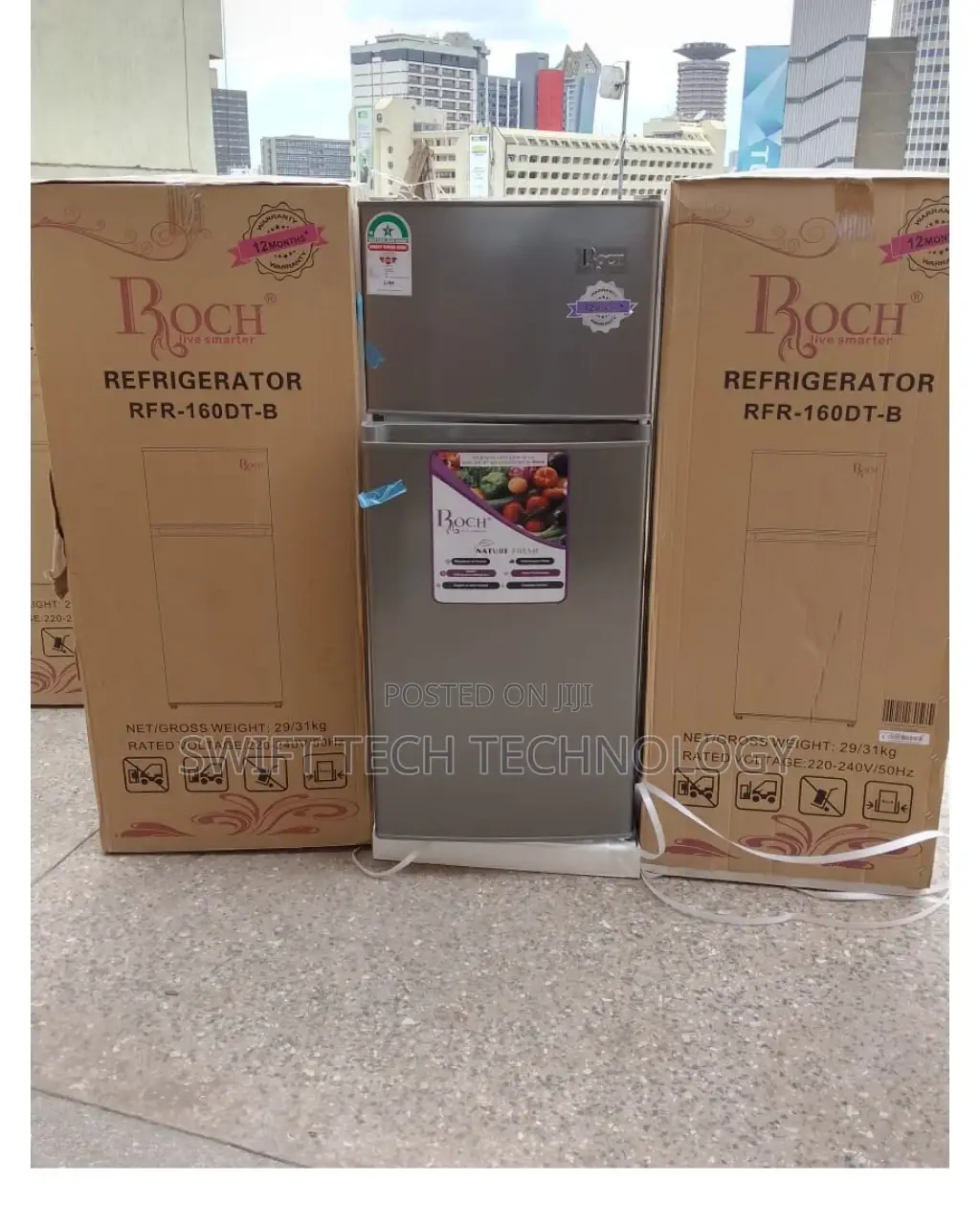 Refrigerator Roch ,Fridge Double Door Fridge 128l Fridge