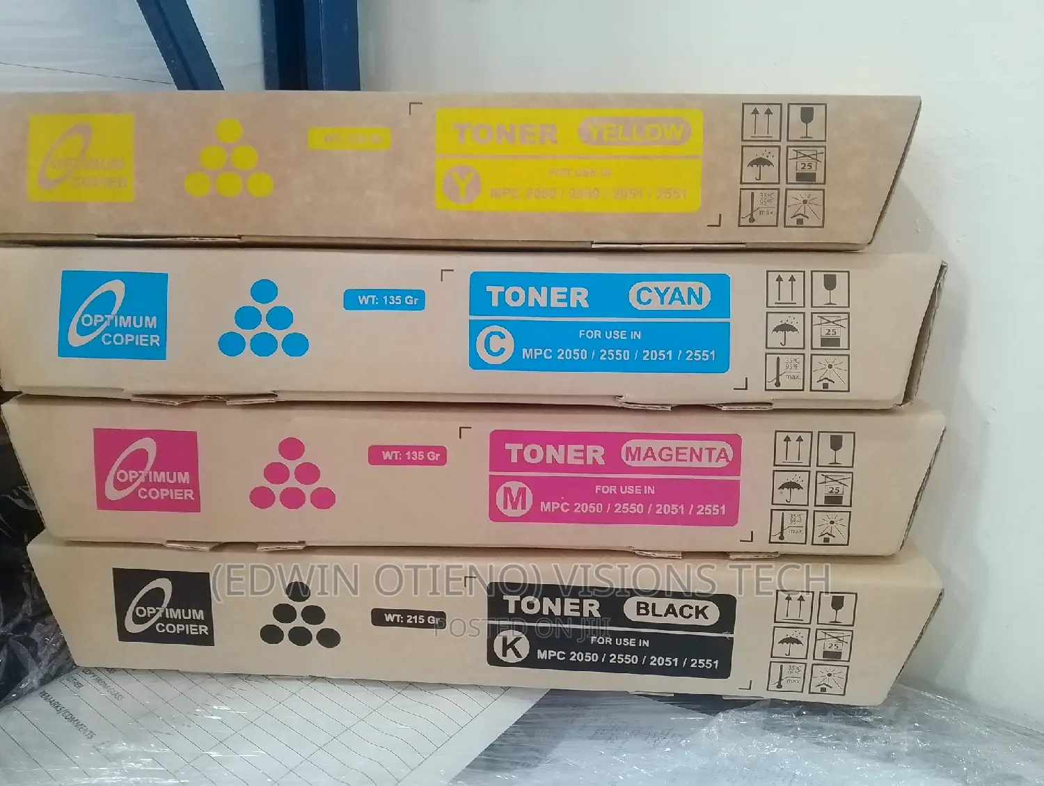K/C/M/Y(1set) Ricoh Mpc2050/2551 Toners