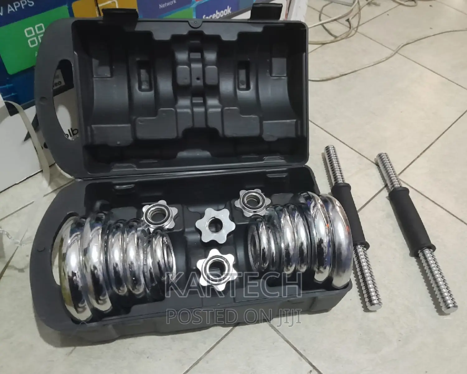 Chrome Cast Dumbbells- 20kg