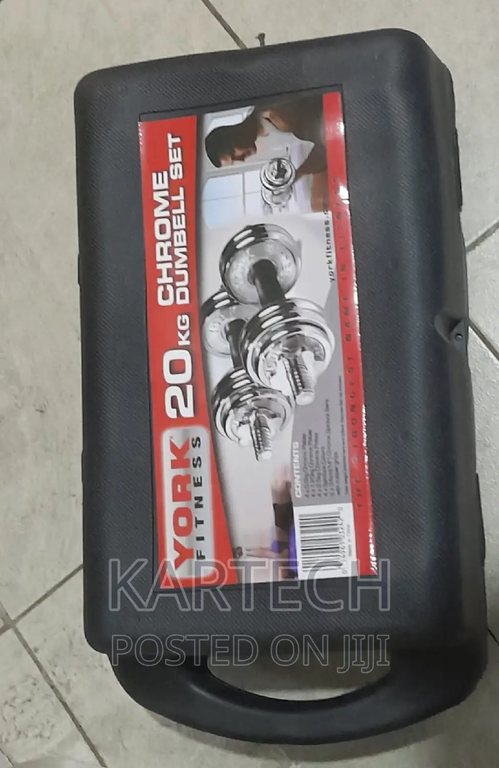 20kg CHROME PLATED Adjustable Dumbbell Set,