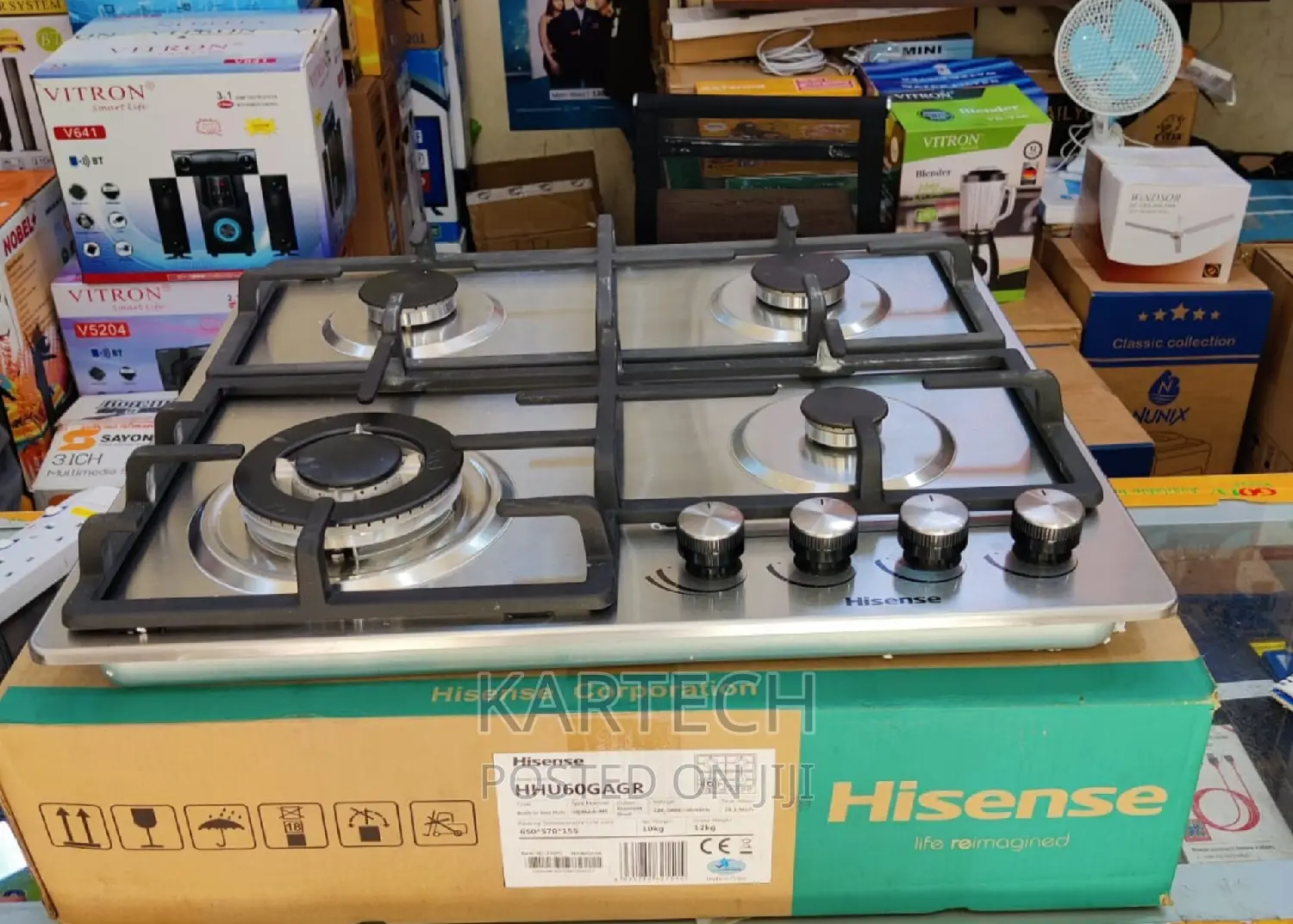 Hisense BUILT-IN HOB With Wok Burner