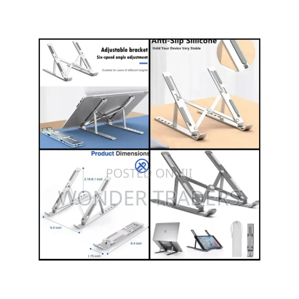 Portable Aluminum Laptop/Notebook/iPad Stand*