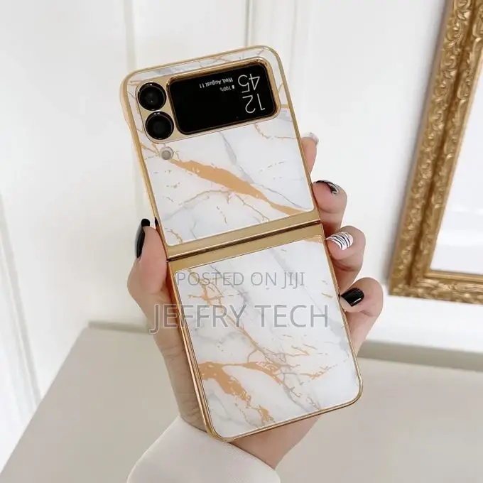 Samsung Electroplated Marble Case for Samsung Galaxy Z Flip3
