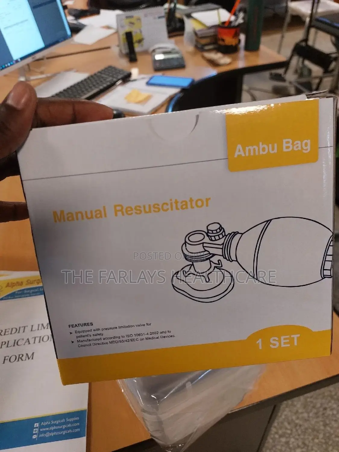 Ambu Bag Infant - 100% Silicone