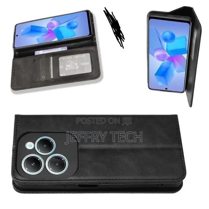 Infinix Hot 40 4G Wallet Case Best Stand Case Lux