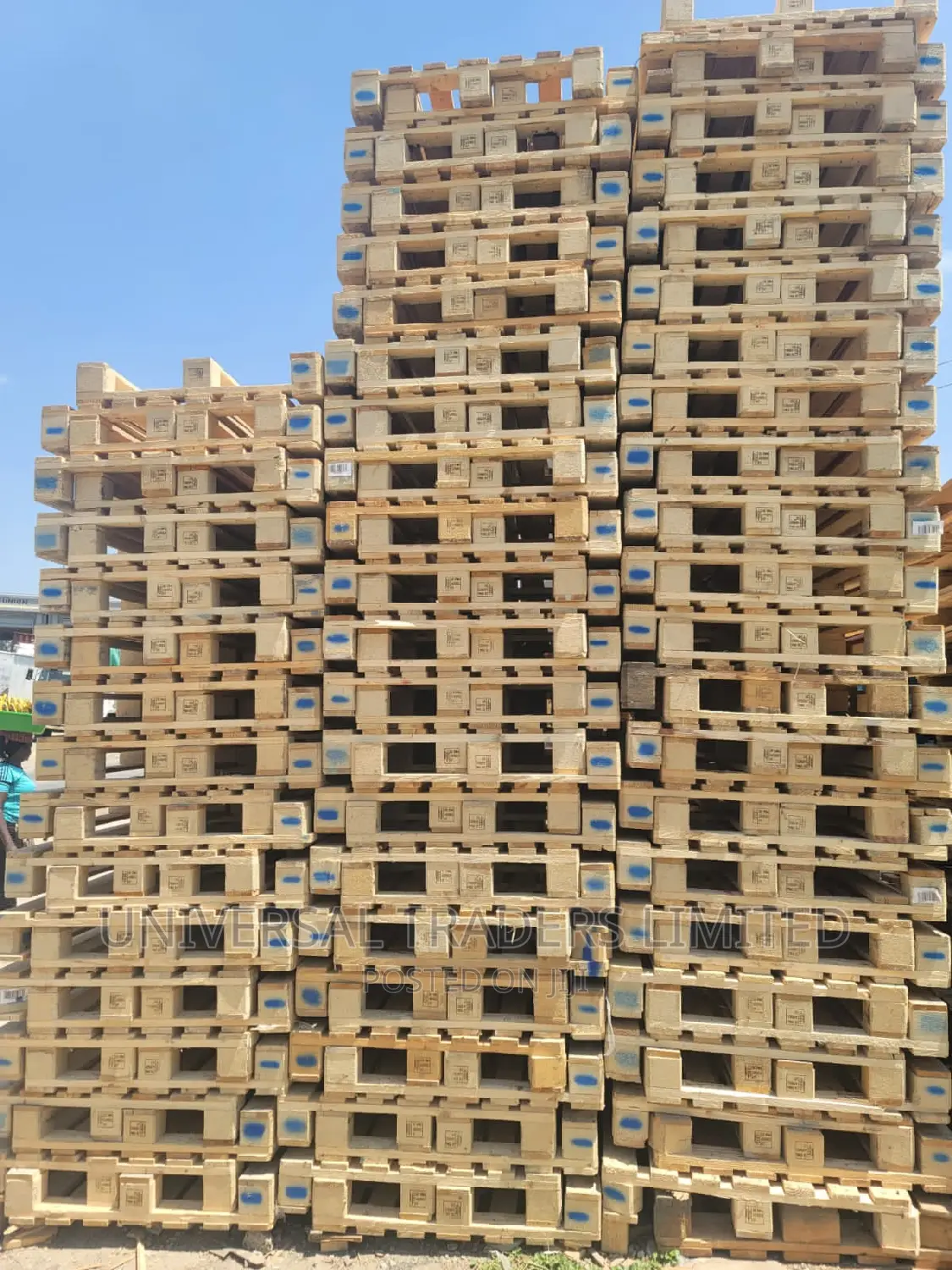 Pallets - Heat Treated Wooden Pallets for Storage