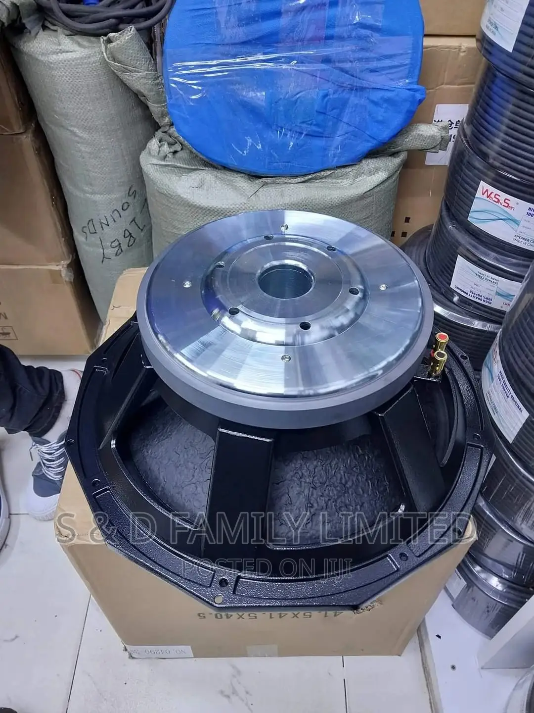Chrome Plate PD18 Bass Speaker