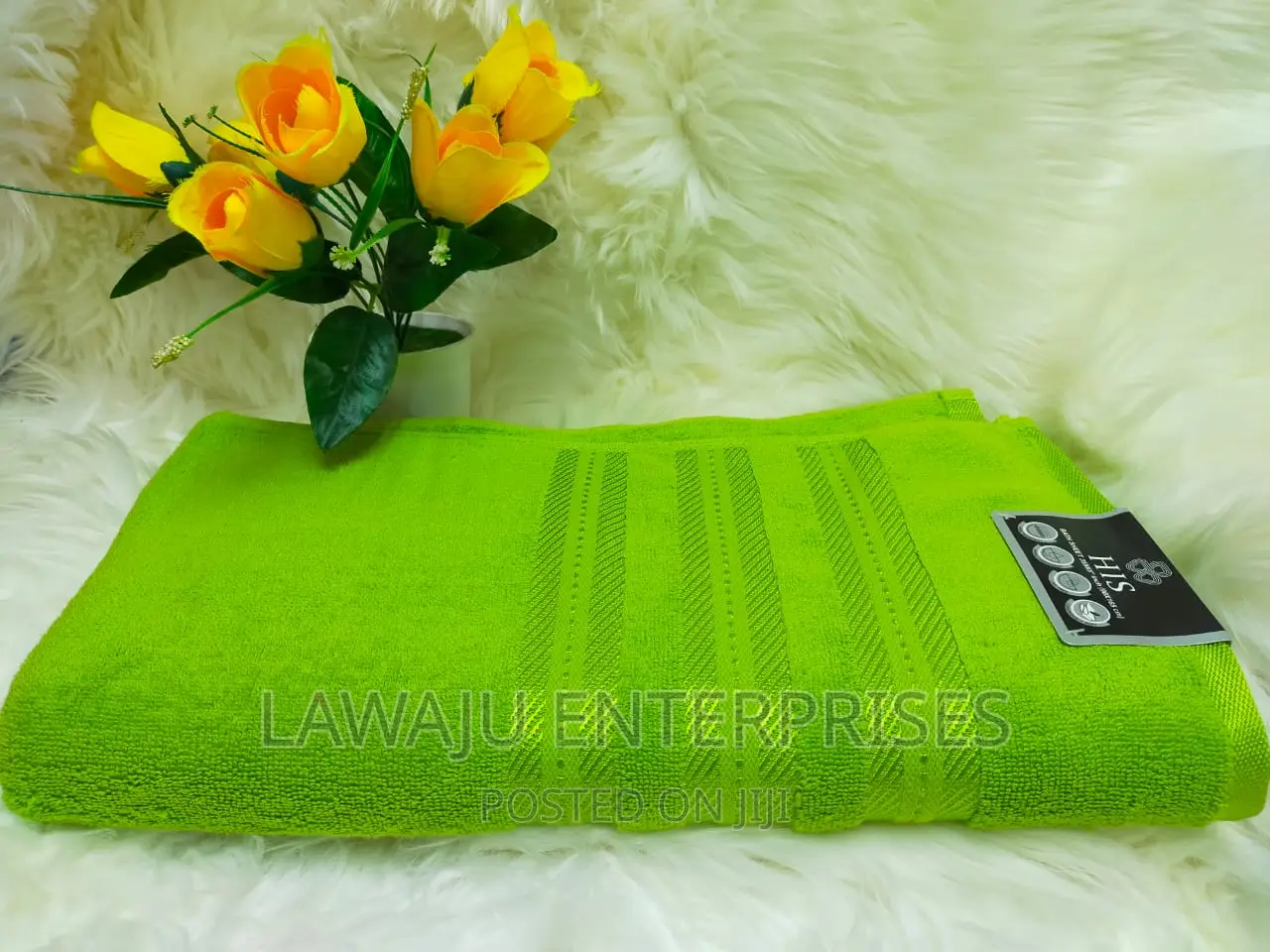 Green Heavy Cotton Towel