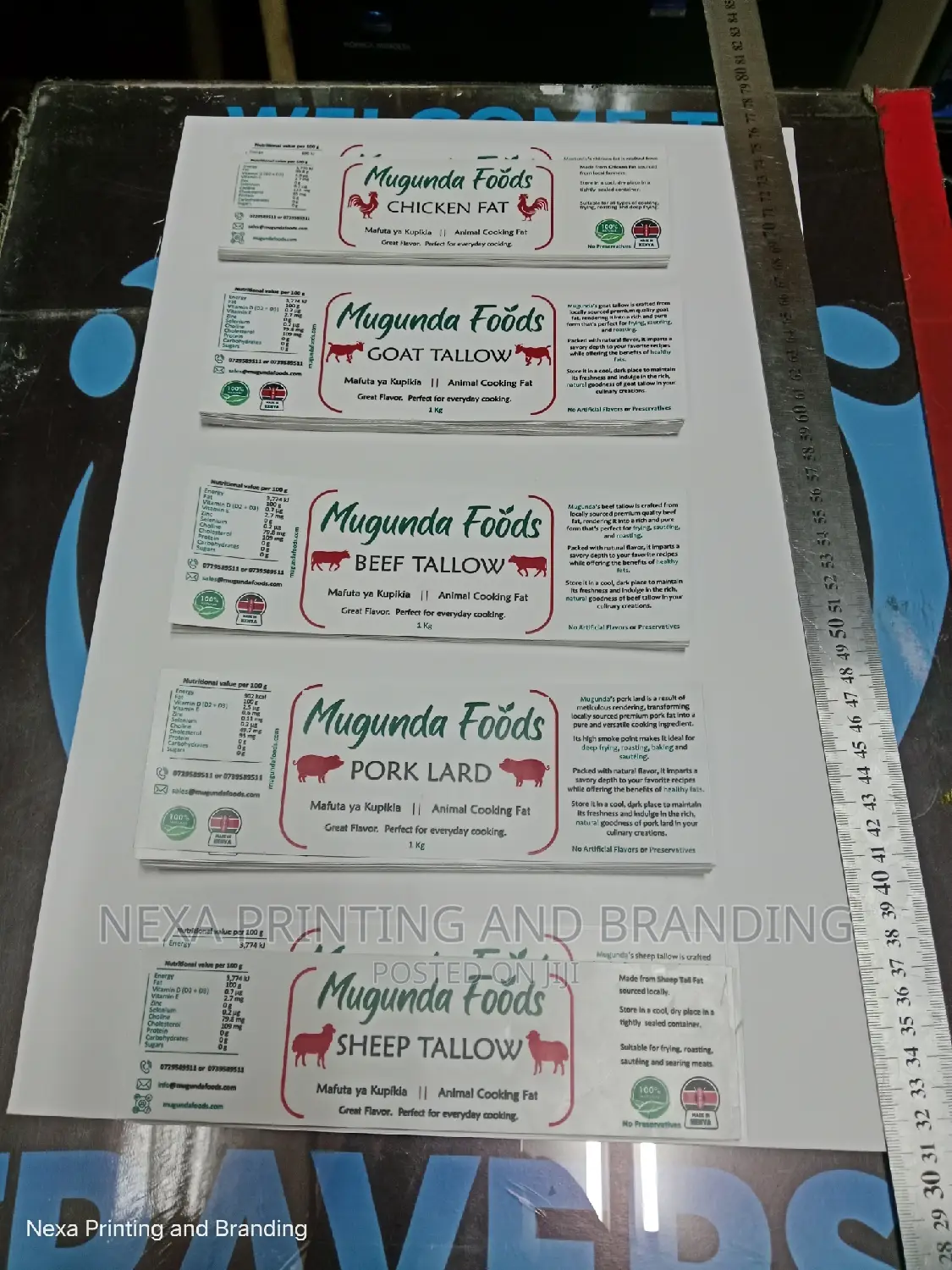 Sav Product Sticky Labels