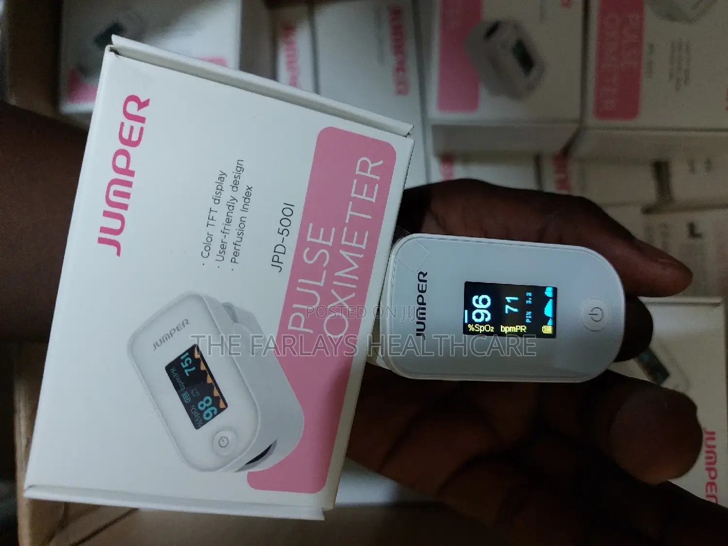 Fingertip Pulse Oximeter PREMIUM QUALITY (JUMPER)