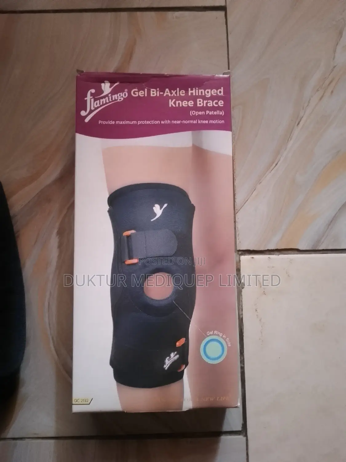 Gel Bi-Axle Hinged Knee Brace( Open Patella)