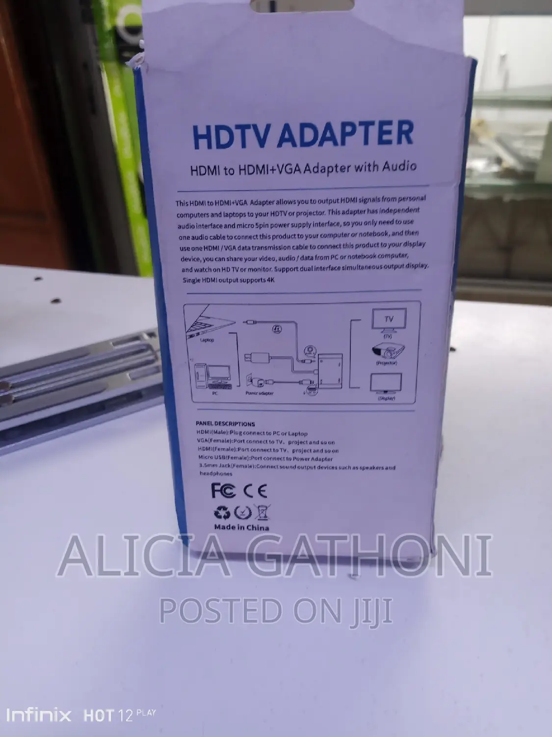 HDMI to HDMI+VGA Adapter