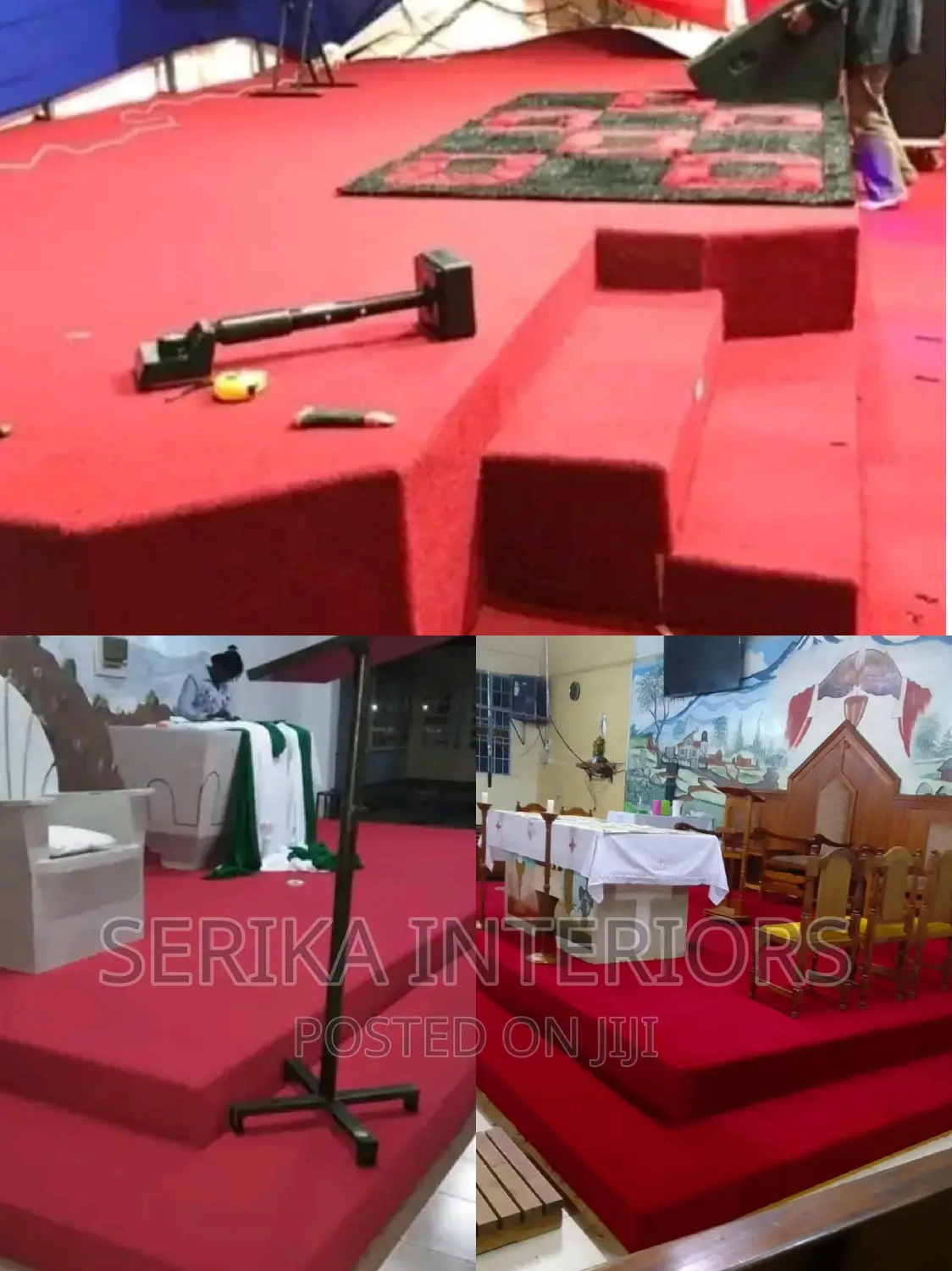 Church Red Carpets Wall to Wall Carpets