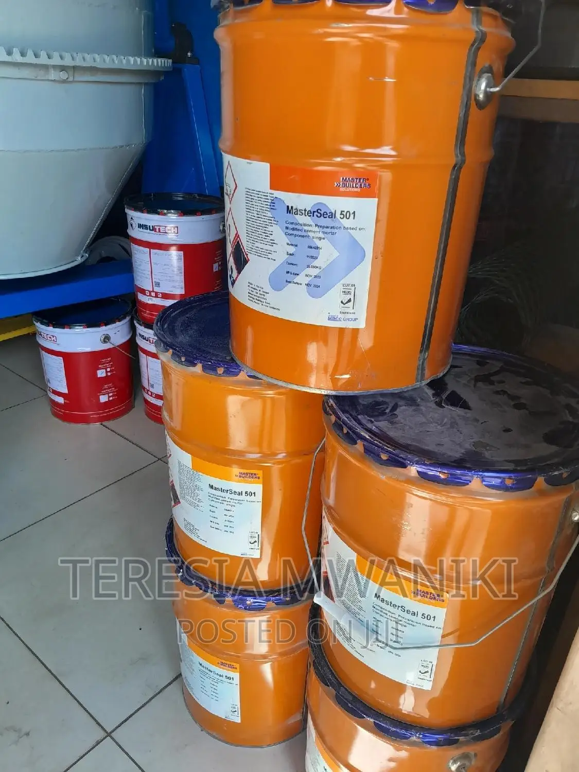 Masterseal 501 25kg For Waterproofing Concrete Tanks