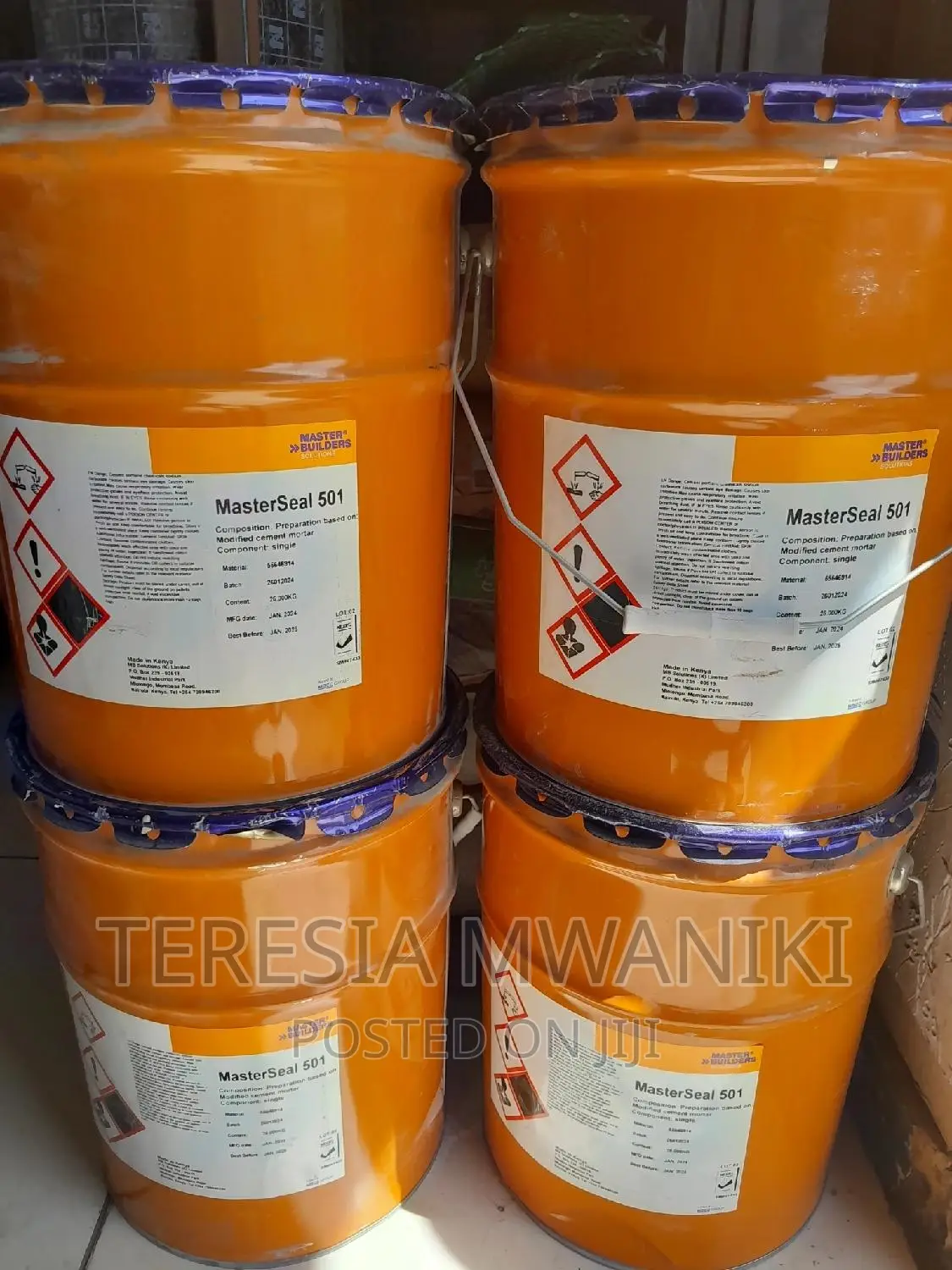 Masterseal 501-concrete Tank Waterproofing Powder 25kg