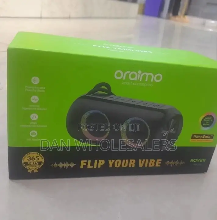Oraimo OBS-53D Bluetooth 5.3 Portable IPX5 Wireless Speaker