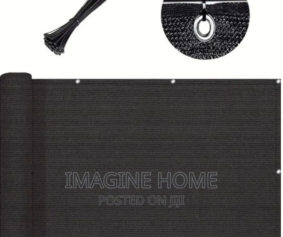Black Balcony Privacy Shield