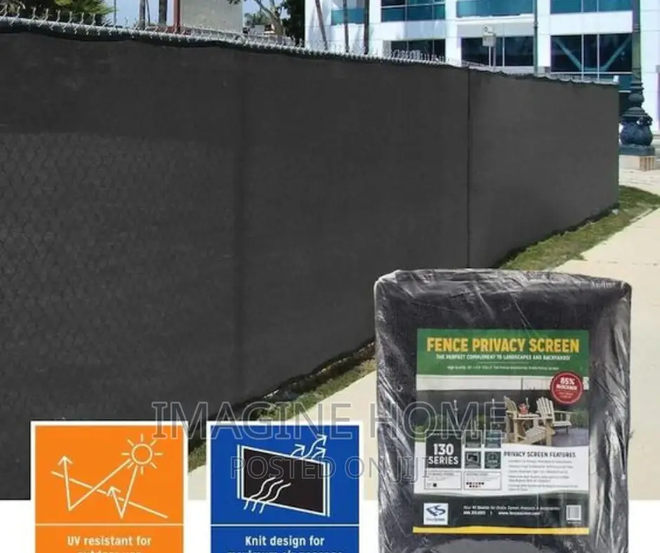 Black Balcony Privacy Shield