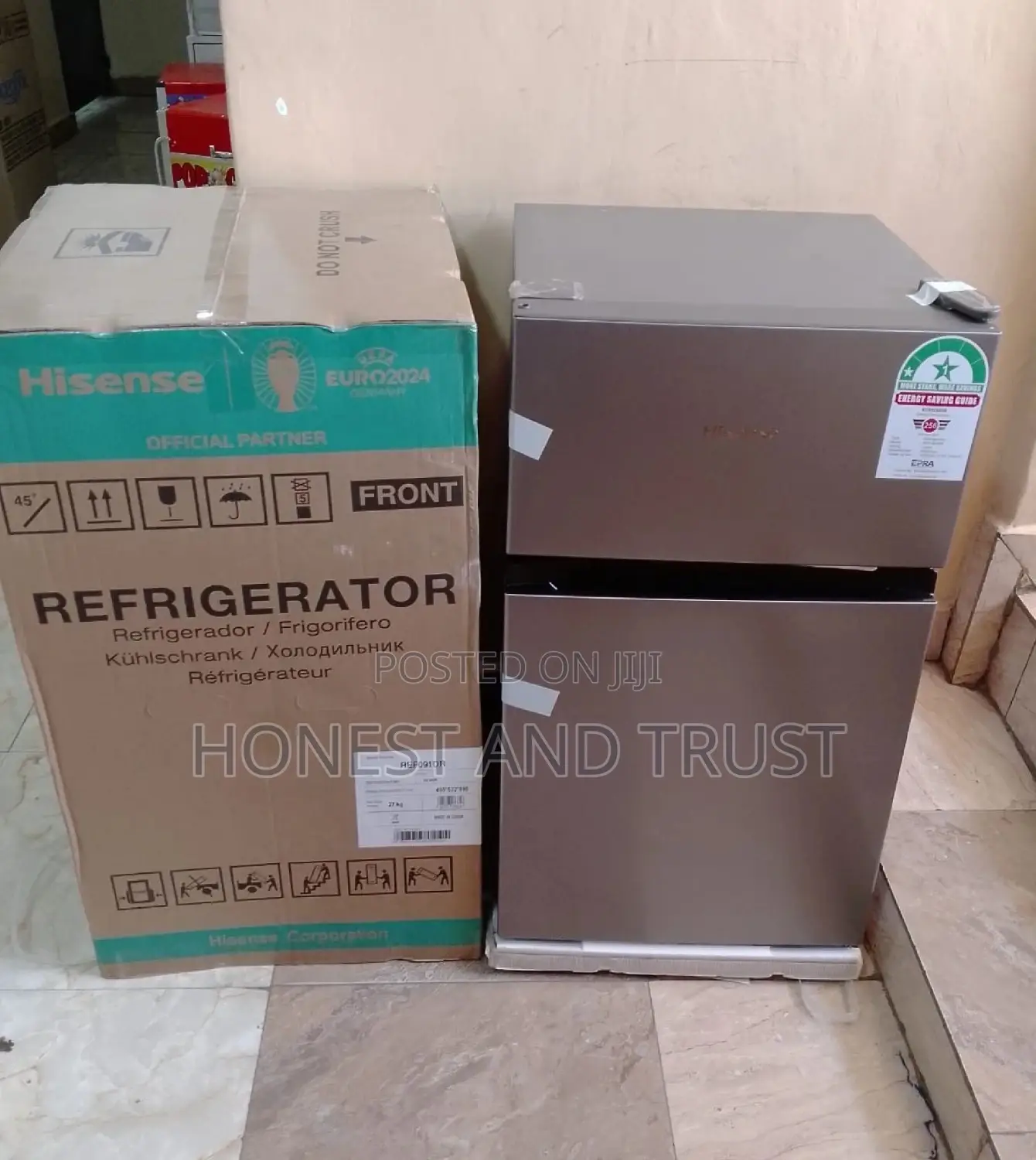 91 Litre Double Door Hisense Fridge