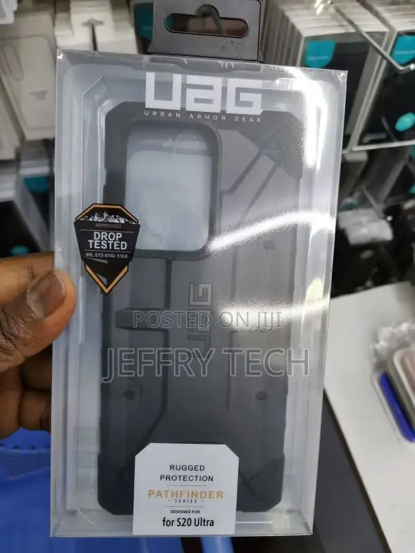 UAG Pathfinder Samsung S20 Ultra Protective Case- Black