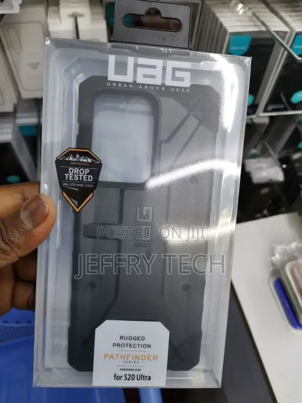UAG Pathfinder Samsung S20 Ultra Protective Case- Black