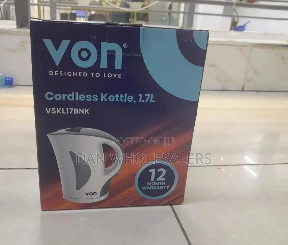 Cordless Kettle Vskl17bnk White and Black