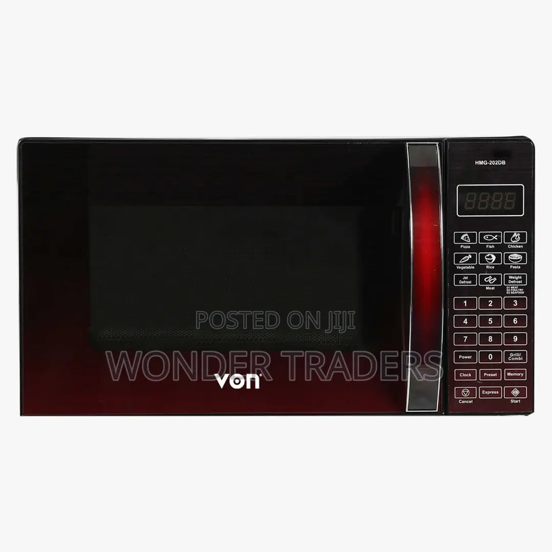 Von VAMG-20DGB 20L Microwave Oven Grill - Black