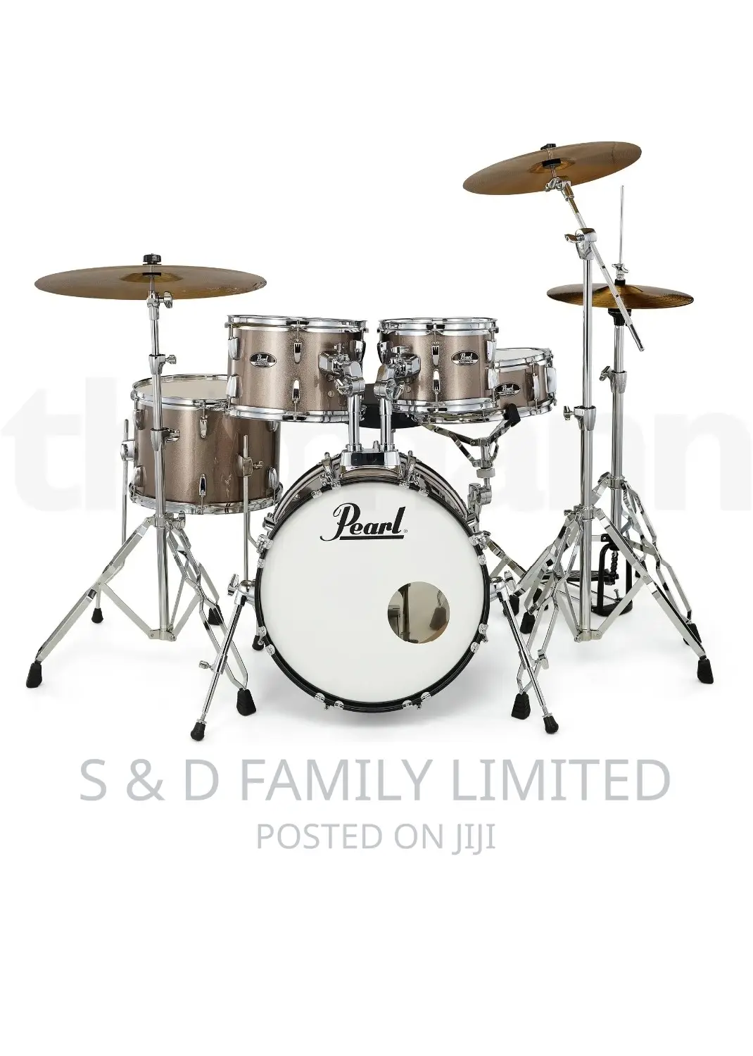 Pearl 3 Stand Drumset
