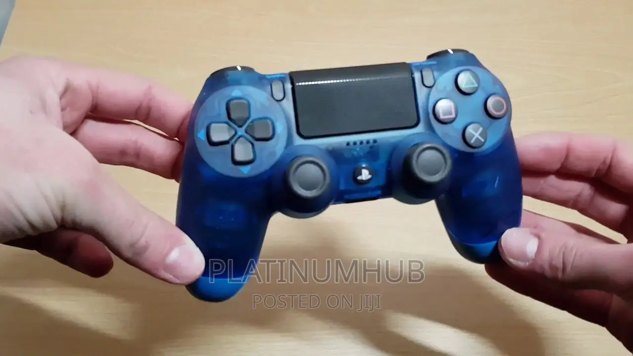Crystal Blue Controller Play Station 4 M6d