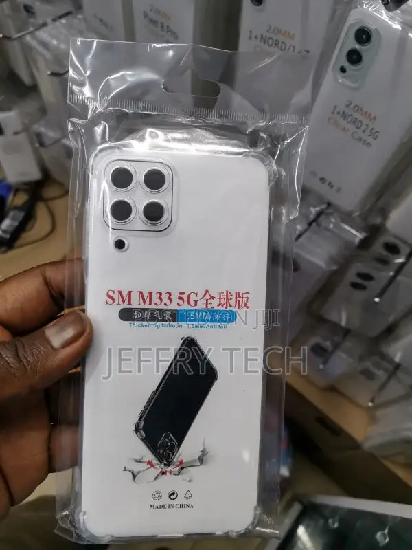 Galaxy M33 5G Case, Ultra Slim Transparent Clear Soft TPU Ca