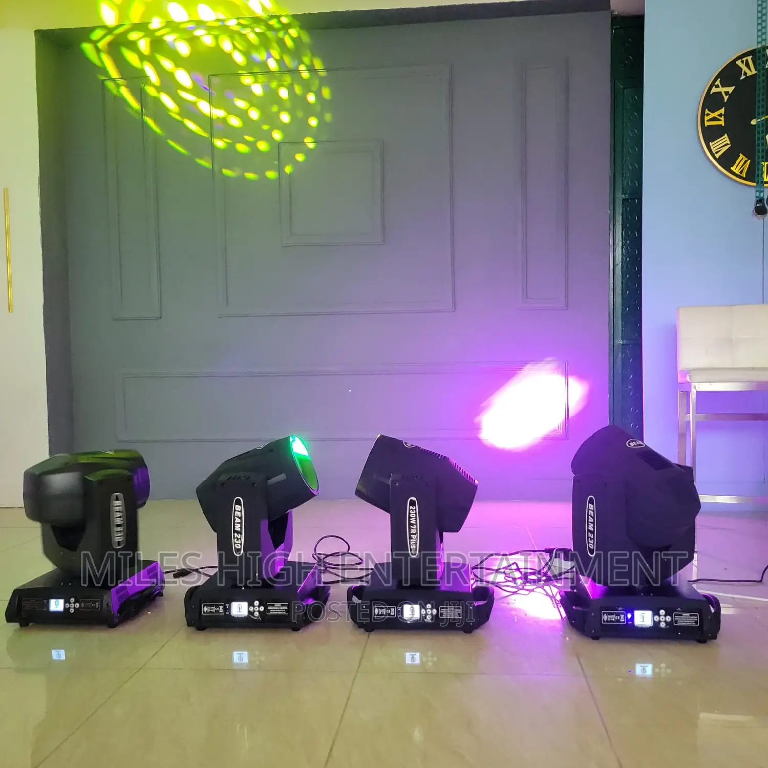 Moving Head Lights for Hire