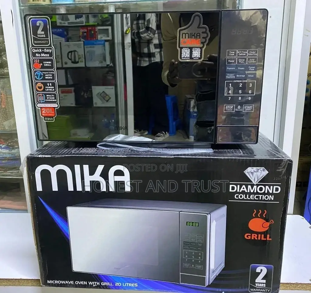 Mika Lee Black Microwave Oven Grill 20ltr