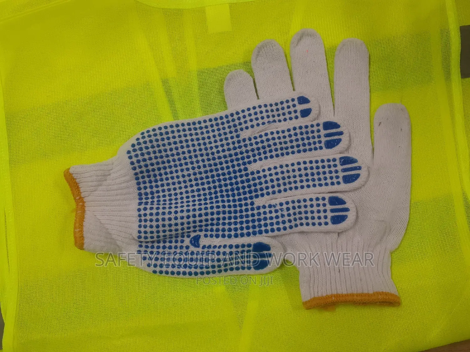 Purchase Safety Cotton Dotted Gloves For Construction