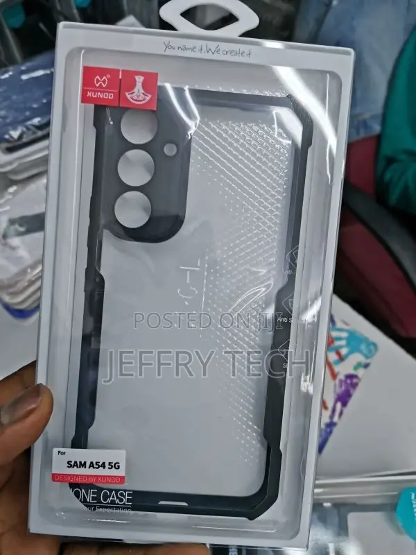 XUNDO Case for Samsung Galaxy A54 5G - Shockproof Transparen