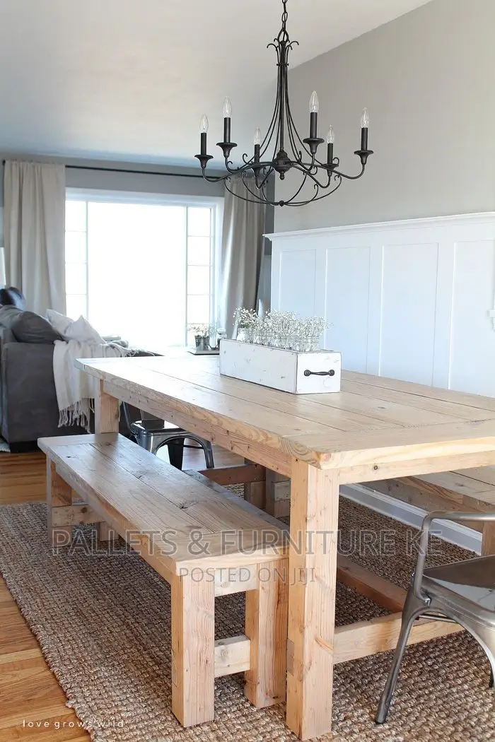 Serenity Dining Set With Benches