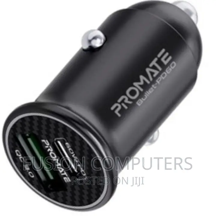 Promate Bullet-pd60 Rapidchargetm Mini Car Charger With 60W