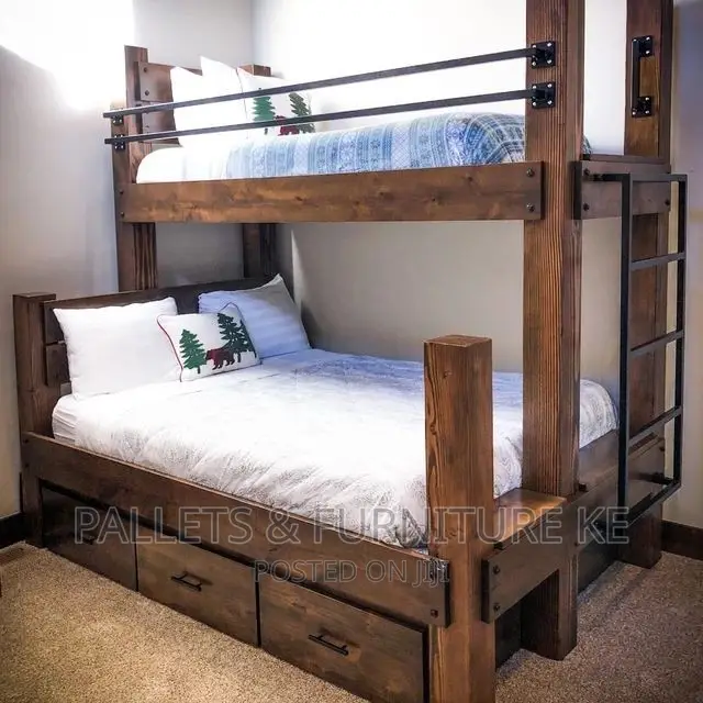 Stacked Comfort Zone 5 By 6 Down,4 By 6 Up Bunk Bed